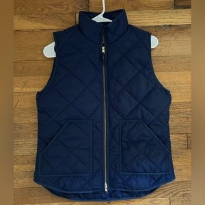 JCrew Navy Quilted Vest